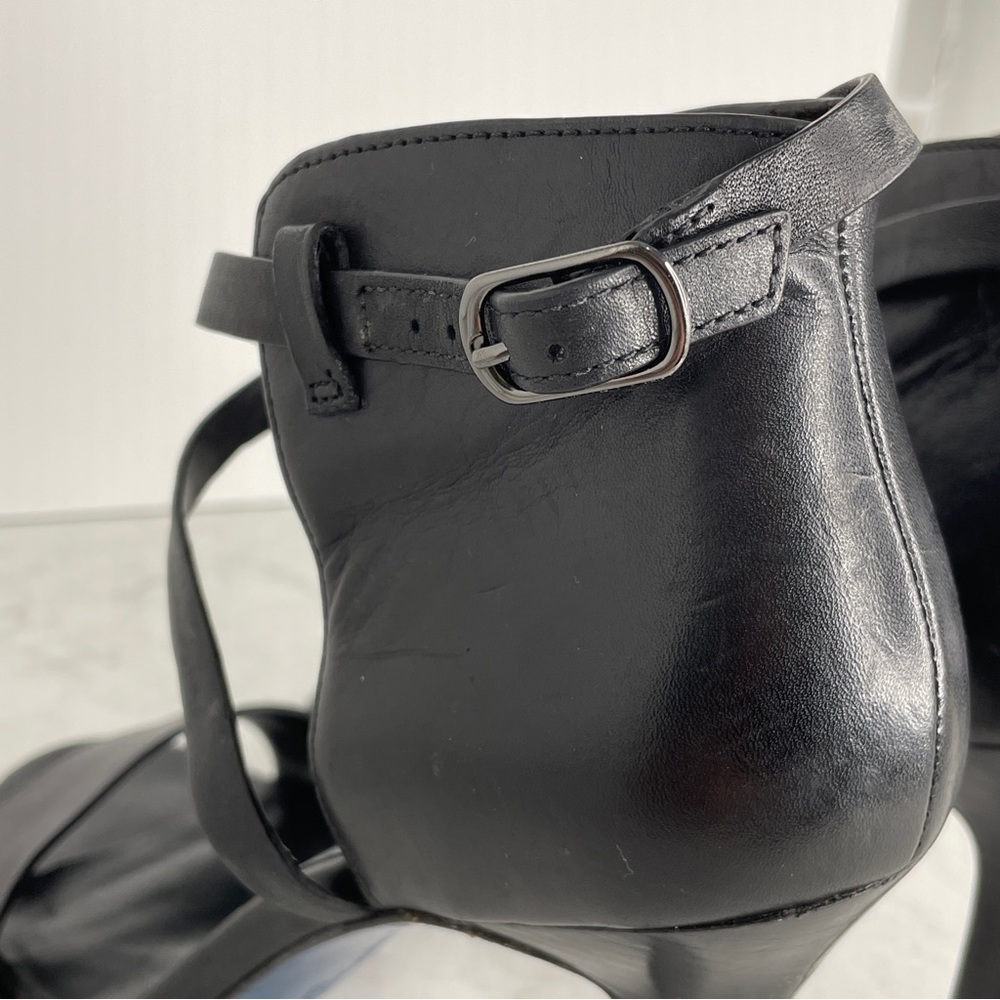 Cole Haan Maria Sharipova Nike Air Black Strappy Heels - Picture 6 of 10